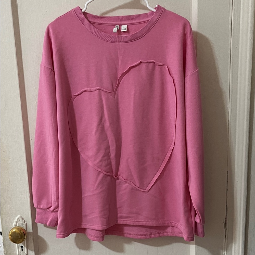 Cato Pink Crewneck Top